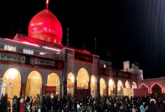 عزاداری امام حسین(ع) در حرم حضرت زینب(س)